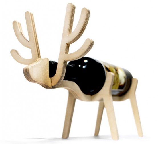 Funny Animal Wine Racks By Conte Bleu