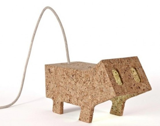 Funny Passa Cabos Lamp Inspired By Little Ferrets