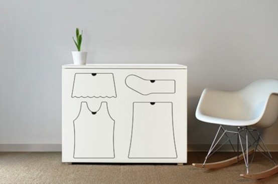 Funny White Dresser To Help Your Kid Be Organized