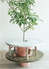 Furniture Combined With Plants