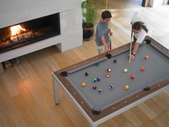 Dining And Pool Table In One