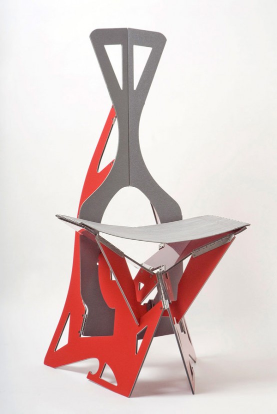 Futuristic And Ergonomic Leaf Folding Chairs