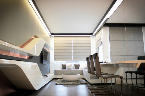 Futuristic Apartment For High Technologies Lovers