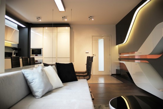 Futuristic Apartment For High Technologies Lovers