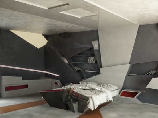 Futuristic Apartment Interior