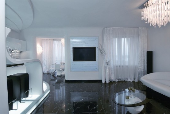 Futuristic Apartment Interior