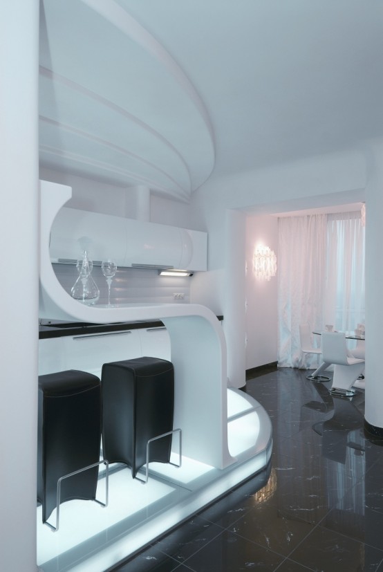 Futuristic Apartment Interior