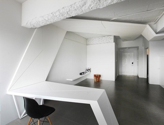 Futuristic Apartment With Wings In Its Design