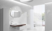 Futuristic Bathroom Wall Treatments