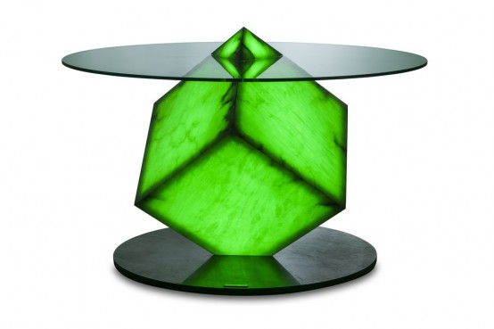 Futuristic Cupiditas Table Controlled By Smartphones And Tablets