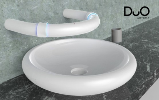 Futuristic Duo Faucet Combining Style And Functionality