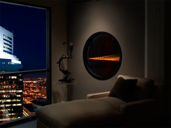 Futuristic Fireplace