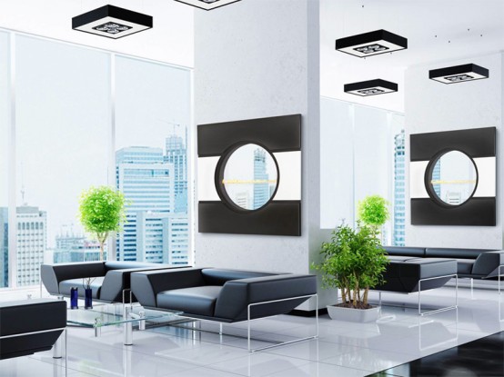 Futuristic Fireplace