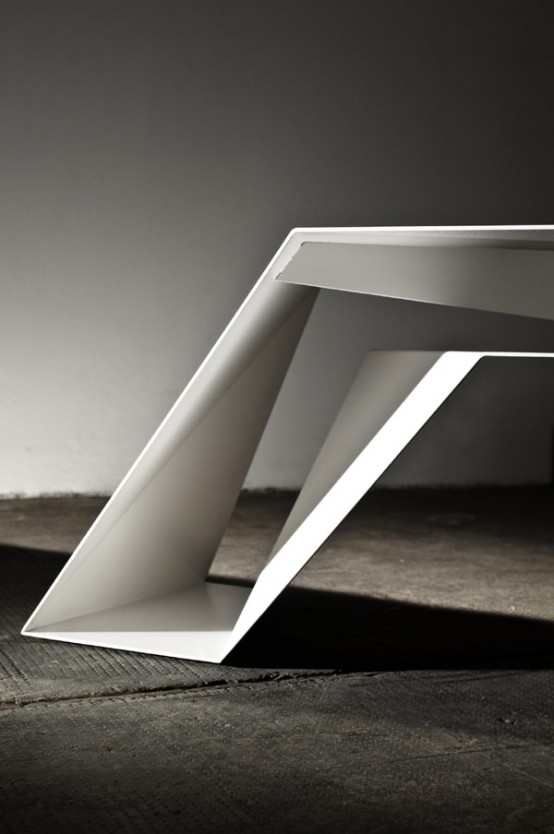 Futuristic Foldone Table By Novae Architecture