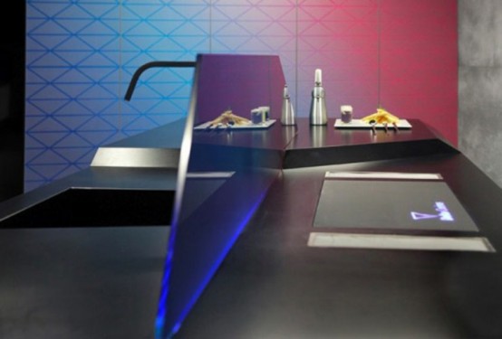 Futuristic Kitchen Design Inspired By Origami