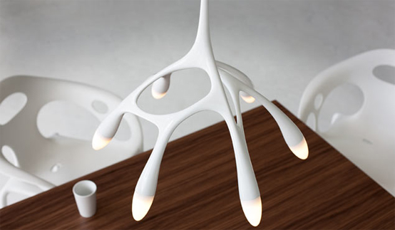 Pendant LED Lamp That Reminds Futuristic Antler Chandelier – NLC by Next