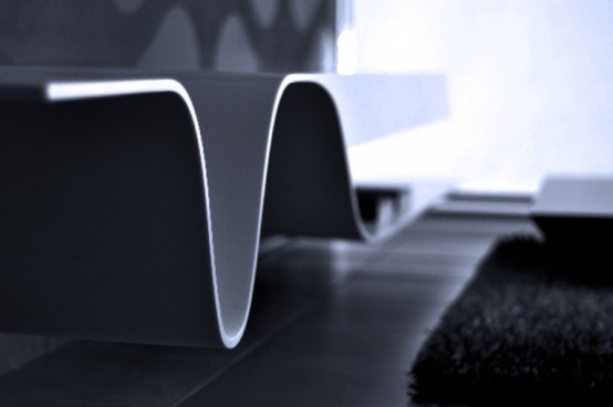 Futuristic Melting Shelves For Your Living Room