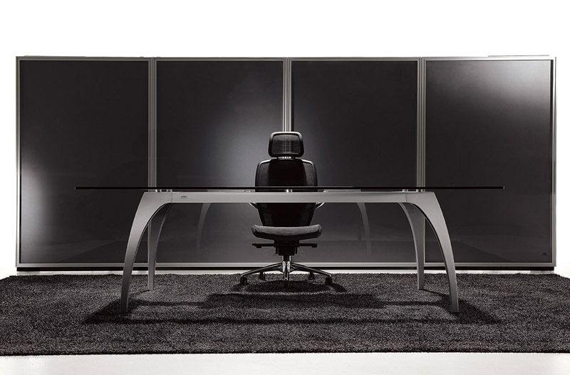 Futuristic Office Table E28093 Luna By Uffix