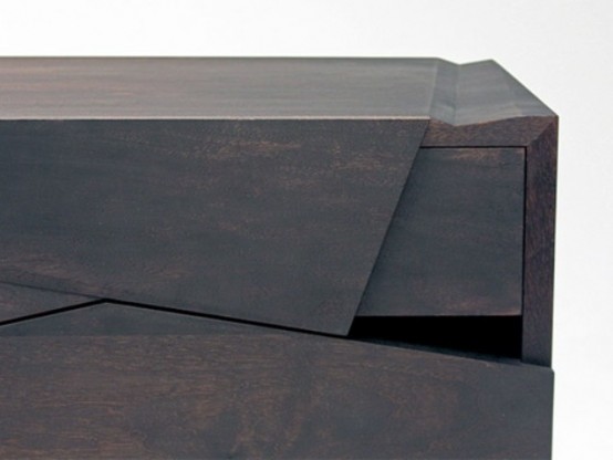 Futuristic Piega Cabinet That Imitates Paper Folds