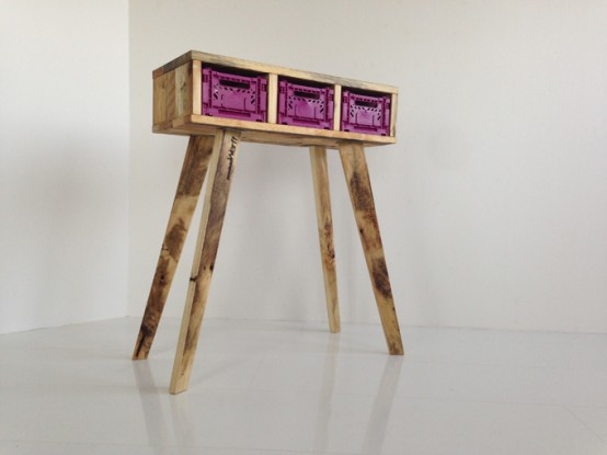 Futuristic Stiltboxes Furniture Of Recycled Materials