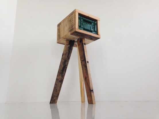 Futuristic Stiltboxes Furniture Of Recycled Materials