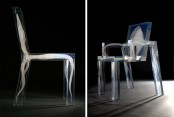 Futuristic Supernatural Chair With A Ghost