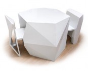 Futuristic Table And Chairs To Hide In It
