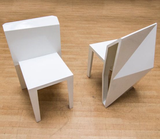 Futuristic Table And Chairs To Hide In It