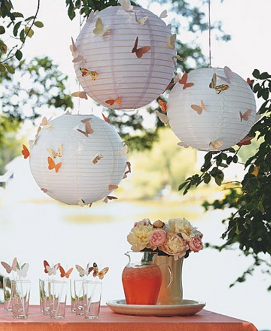 Garlands And Paper Decorations For Mother's Day