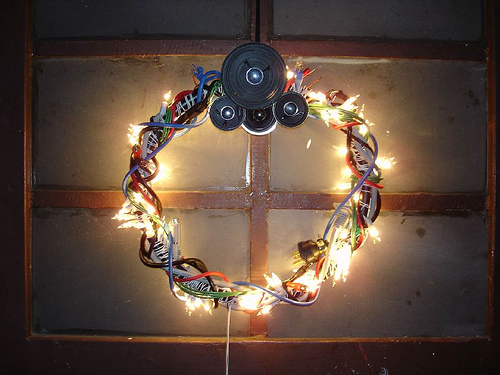 geek xmas wreath