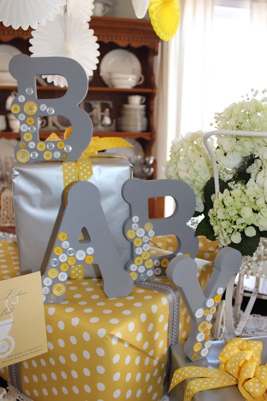 gender neutral baby shower decorations