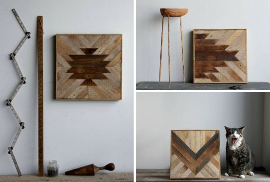 Geometric Wood Wall Panels By Ariele