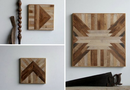 Geometric Wood Wall Panels By Ariele