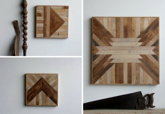 Geometric Wood Wall Panels By Ariele