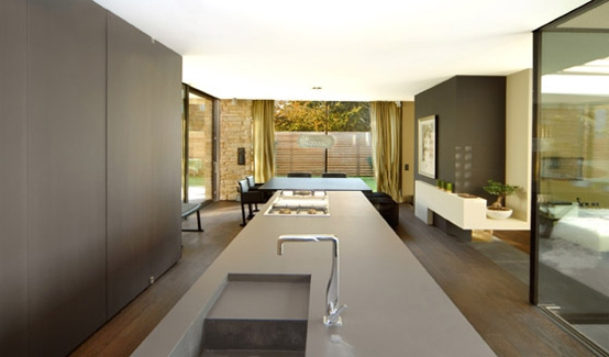 German House Around Courtyard