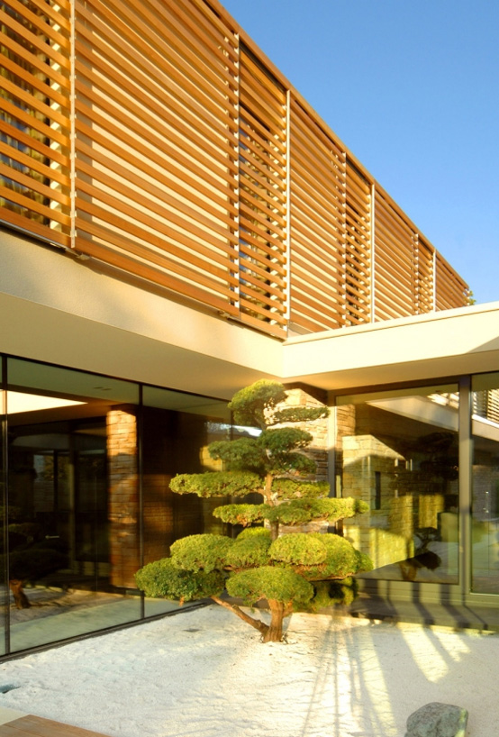 German House Around Courtyard