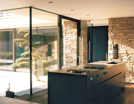 German House Around Courtyard