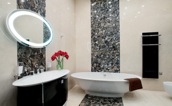 Glamour Apartment In Black And Red