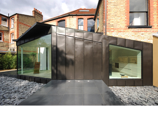 Glass Extension Of Victorian House