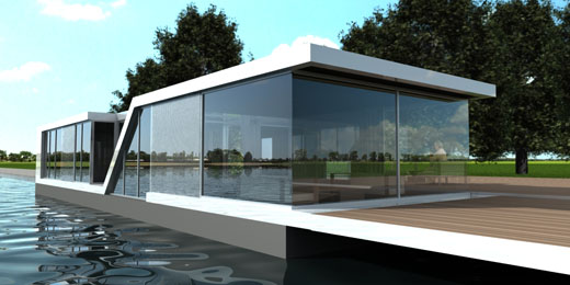 Small Glass House on the Water – Watervilla Kortenhoef