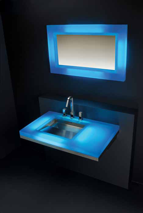 Glowing At Night Resin Basin