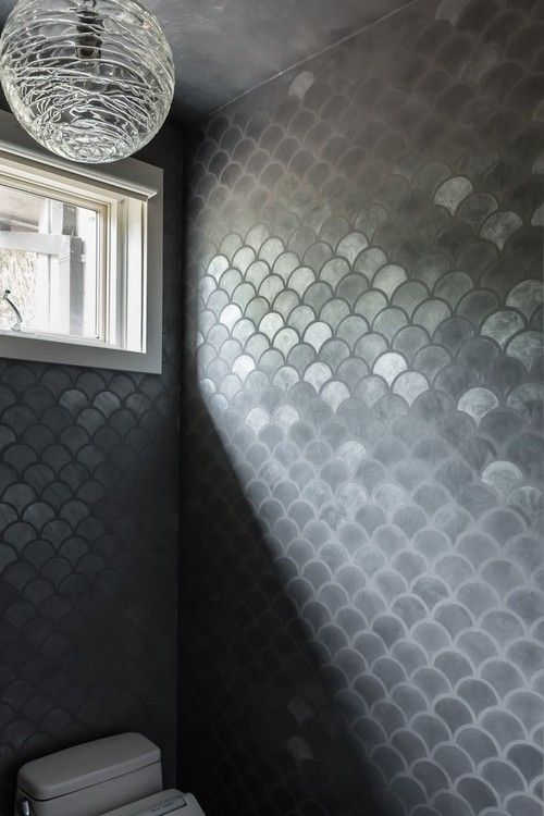 32 And EyeCatching Fish Scale Tiles Décor Ideas