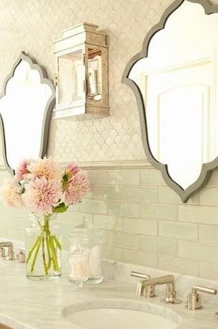 Gorgeous And Eye Catching Fish Scale Tiles Décor Ideas