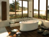 Gorgeous Bathroom With A Gorgeous View