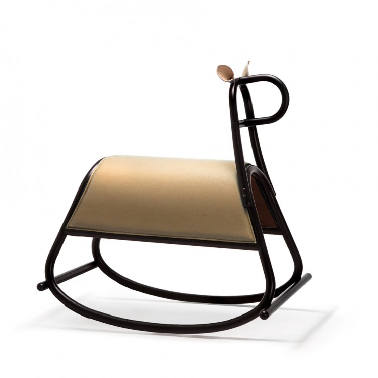 Gorgeous Furia Bent Wood Rocking Horse For Kids