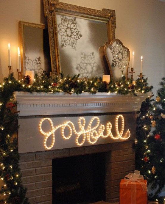 Gorgeous Indoor Decor Ideas With Christmas Lights