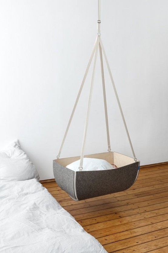 Gorgeous Suspended Cradles For Your Baby