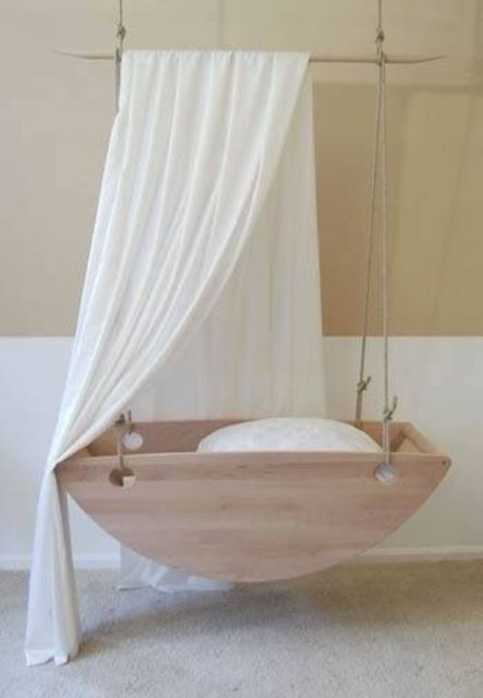 Gorgeous Suspended Cradles For Your Baby