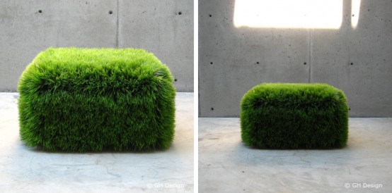 grass ottoman