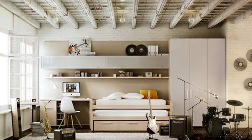 Gray Teen Room